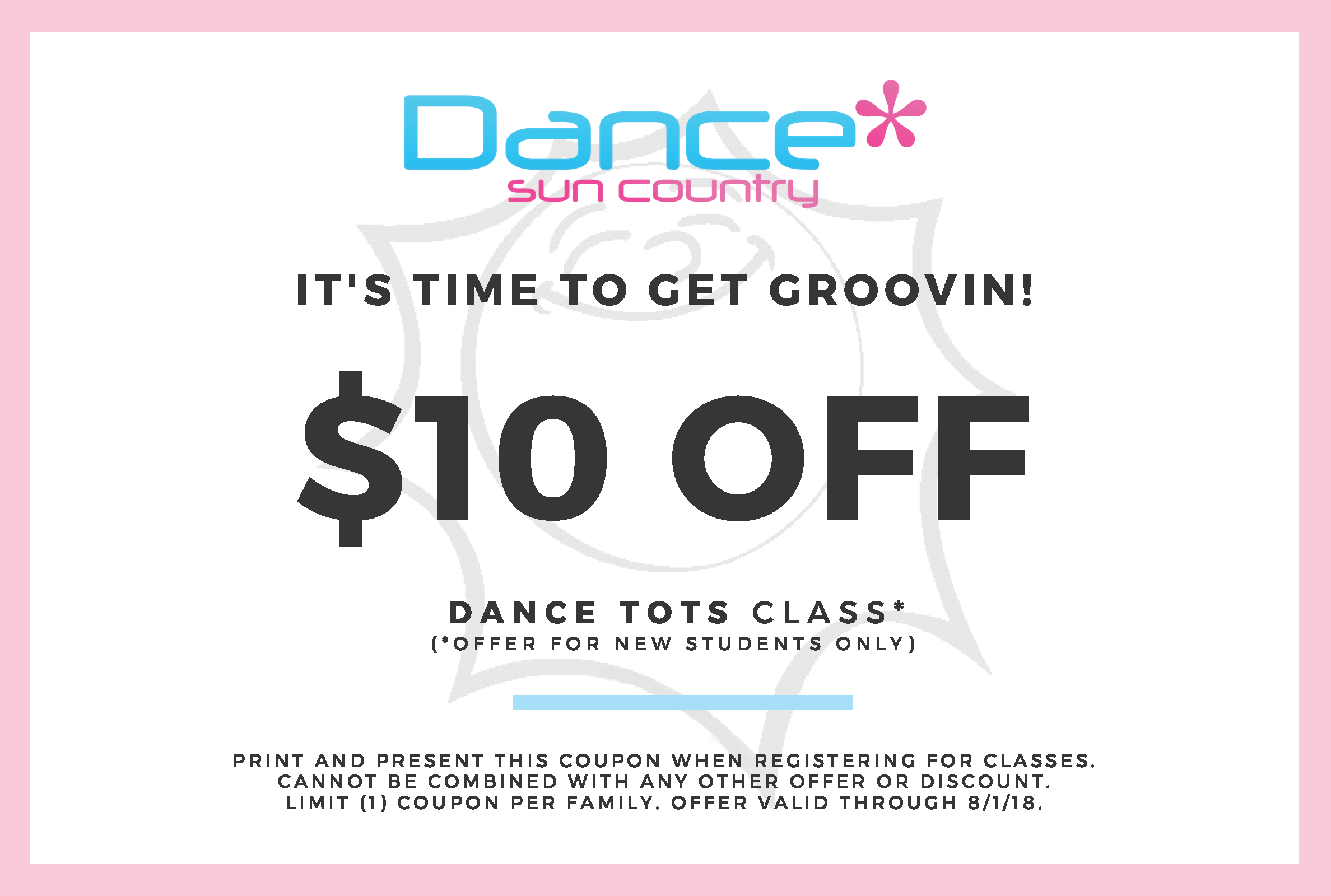 Sun Country Sports Center Dance Tots Coupon